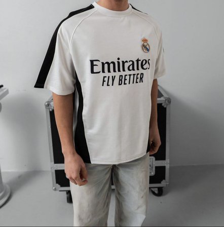 OVERSIZE REAL SİYAH BEYAZ TSHIRT - SİYAH BEYAZ KALİTELİ LİKRALI PENYE TİŞÖRT