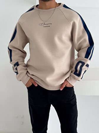 CHAMPIONS 5 YILDIZ 7 NUMARA SWEATSHIRT - OVERSIZE ŞARDONLU SWEAT