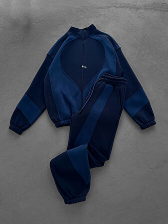 OVERSIZE 3 İPLİK ŞARDONLU KALİTELİ EŞOFMAN TAKIMI - SPOR EŞOFMAN TAKIM