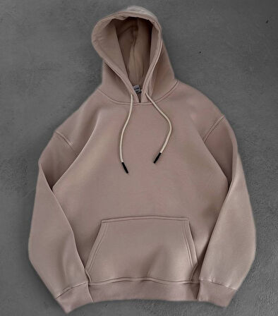 OVERSIZE KALİTE KAPÜŞONLU SWEATSHIRT - %100 KOMPAKT PENYE ŞARDONLU SWEATSHIRT