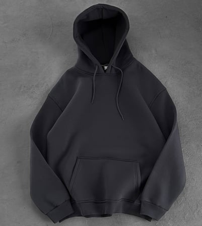 OVERSIZE KALİTE KAPÜŞONLU SWEATSHIRT - %100 KOMPAKT PENYE ŞARDONLU SWEATSHIRT