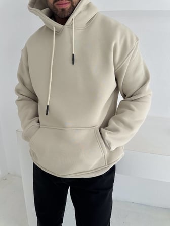 OVERSIZE KALİTE KAPÜŞONLU SWEATSHIRT - %100 KOMPAKT PENYE ŞARDONLU SWEATSHIRT