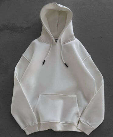 OVERSIZE KALİTE KAPÜŞONLU SWEATSHIRT - %100 KOMPAKT PENYE ŞARDONLU SWEATSHIRT