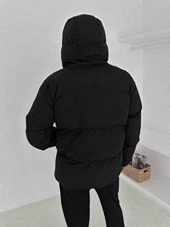 ŞİŞME MONT KAPÜŞONLU ve CEPLİ KALİTELİ