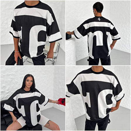 KALİTELİ OVERSIZE TİŞÖRT - FERRA AT RENKLİ T-SHIRT