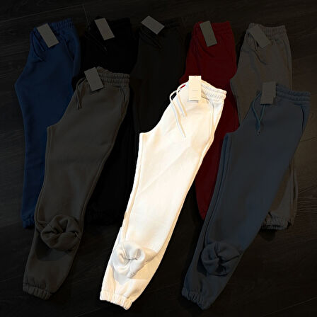 3 İPLİK ŞARDONLU EŞOFMAN ALTI - KALİTELİ ve MARKA LASTİK BİLEKLİ UNISEX EŞOFMAN