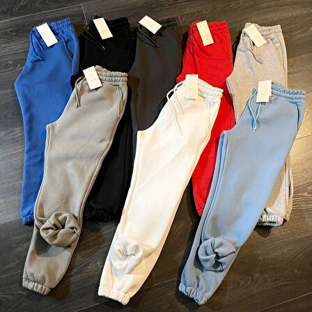 3 İPLİK ŞARDONLU EŞOFMAN ALTI - KALİTELİ ve MARKA LASTİK BİLEKLİ UNISEX EŞOFMAN