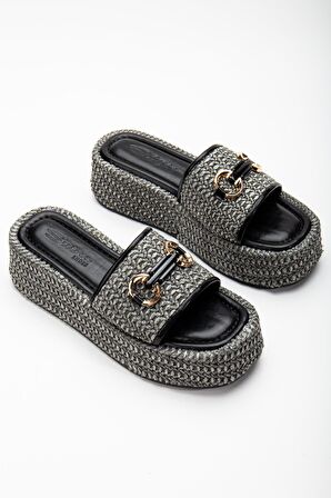 Suins Berny Kadın Taşlı Tokalı Terlik