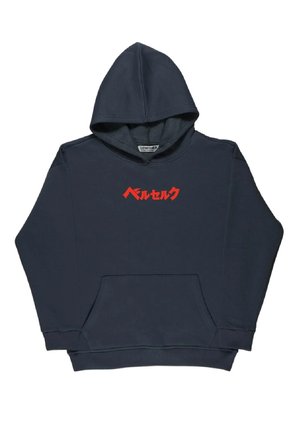 Lenithra Berserk Guts Anime Sırt Baskılı Unisex Oversize Hoodie Füme / L