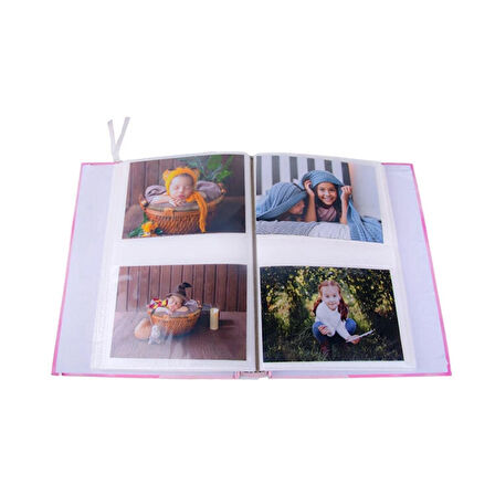 90’lık 10x15 ve 15x21 Notlu Fotoğraf Albümü-pembe