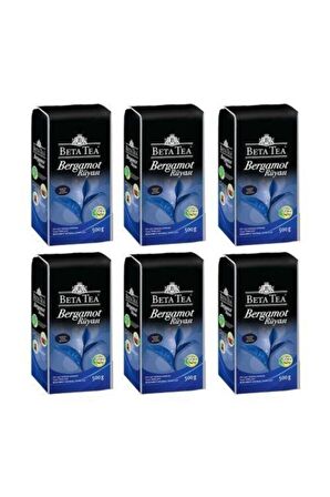 Beta Tea Bergamot Dökme Siyah Çay 6x500 gr 