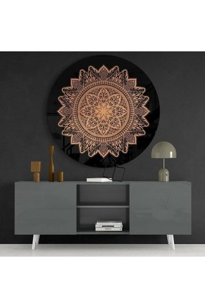 Mandala Cam Tablo | Hediyelik, Dekoratif, Ofis, Mutfak