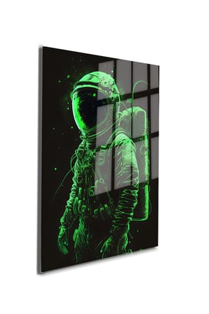 Space/Uzay Yapay Zeka Özel Tasarım Cam Tablo Ofis, Mutfak Çocuk Odası, Salon 41