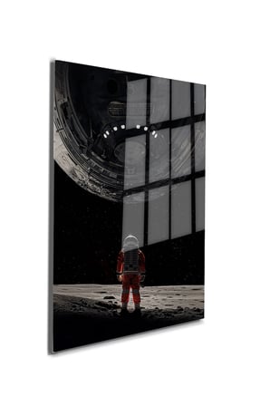 Space/Uzay Yapay Zeka Özel Tasarım Cam Tablo Ofis, Mutfak Çocuk Odası, Salon 133