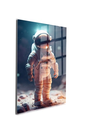 Space/Uzay Yapay Zeka Özel Tasarım Cam Tablo Ofis, Mutfak Çocuk Odası, Salon 163