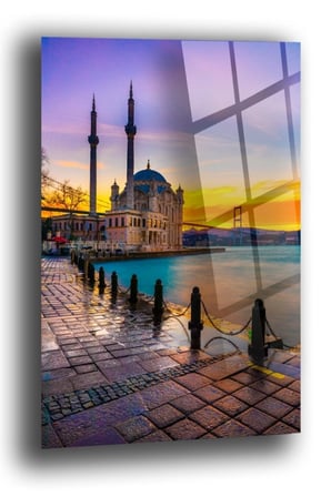 Istanbul Ortaköy Cam Tablo | Hediyelik, Dekoratif, Ofis, Mutfak