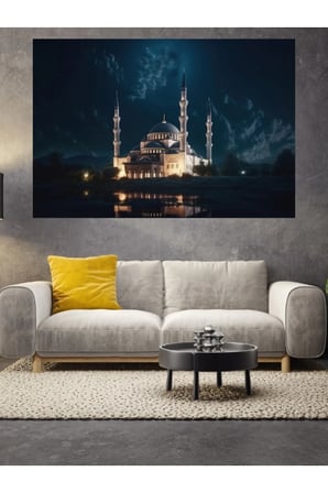 3d Camii Cam Tablo Ev Dekorasyon,balkon Dekorasyonu,dekoratif,duvar Tablo,mutfak Tablo