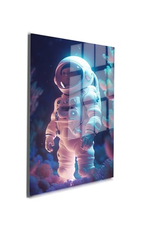 Space/Uzay Yapay Zeka Özel Tasarım Cam Tablo Ofis, Mutfak Çocuk Odası, Salon 112