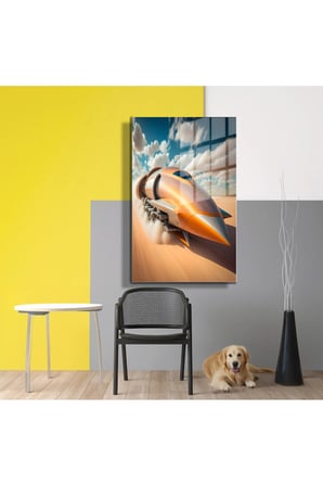 Space/Uzay Yapay Zeka Özel Tasarım Cam Tablo Ofis, Mutfak Çocuk Odası, Salon 165