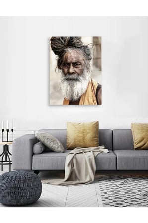 Sadhu Çizim Cam Tablo