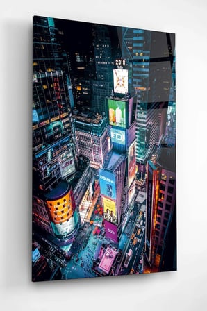 Times Square Cam Tablo, Dekoratif Cam Tablo