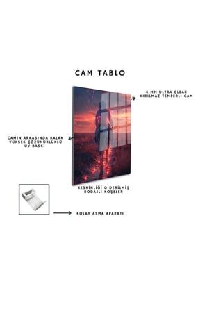Space/Uzay Yapay Zeka Özel Tasarım Cam Tablo Ofis, Mutfak Çocuk Odası, Salon 141