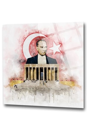 Atatürk Cam Tablo | Hediyelik, Dekoratif, Ofis, Mutfak