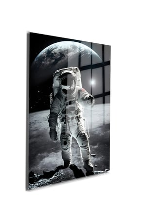 Space/Uzay Yapay Zeka Özel Tasarım Cam Tablo Ofis, Mutfak Çocuk Odası, Salon 59
