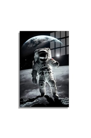 Space/Uzay Yapay Zeka Özel Tasarım Cam Tablo Ofis, Mutfak Çocuk Odası, Salon 59