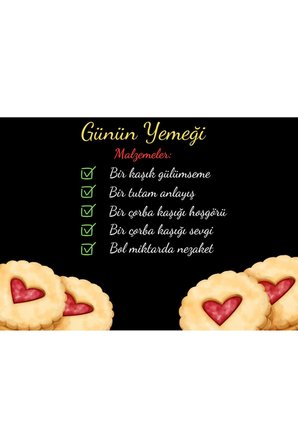 Cam Ocak Arkası Koruyucu Tezgah Ankastre Arkası Koruyucu | 76x49,5 cm | Günün Yemeği Temalı