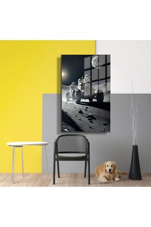Space/Uzay Yapay Zeka Özel Tasarım Cam Tablo Ofis, Mutfak Çocuk Odası, Salon 52