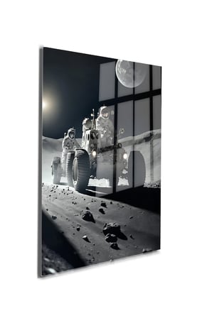Space/Uzay Yapay Zeka Özel Tasarım Cam Tablo Ofis, Mutfak Çocuk Odası, Salon 52