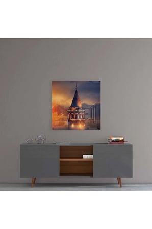 Galata Kulesi Cam Tablo
