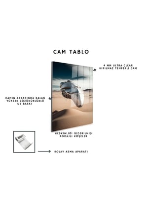 Space/Uzay Yapay Zeka Özel Tasarım Cam Tablo Ofis, Mutfak Çocuk Odası, Salon 164