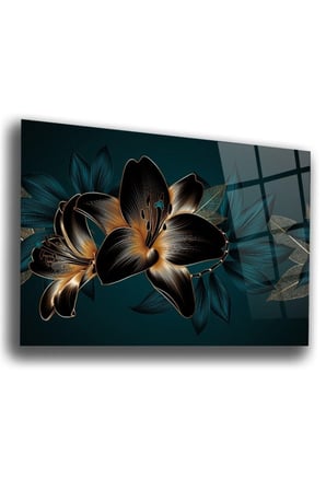 Lilyum Cam Tablo I 70x110 I Çok Renkli