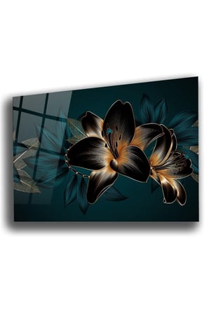 Lilyum Cam Tablo I 70x110 I Çok Renkli