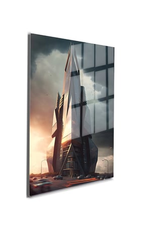 Space/Uzay Yapay Zeka Özel Tasarım Cam Tablo Ofis, Mutfak Çocuk Odası, Salon 159