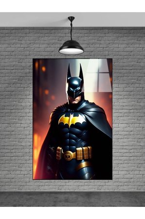 Batman Cam Tablo Ev Dekorasyon,balkon Dekorasyonu,dekoratif,duvar Tablo,mutfak Tablo