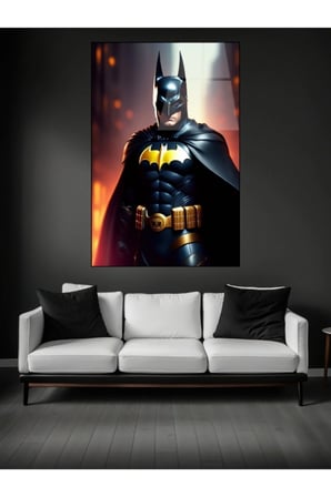 Batman Cam Tablo Ev Dekorasyon,balkon Dekorasyonu,dekoratif,duvar Tablo,mutfak Tablo