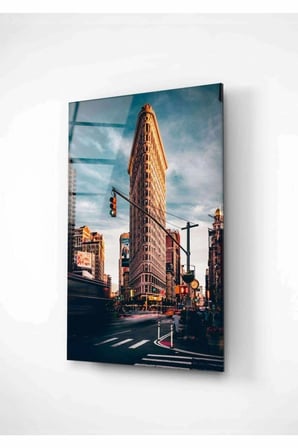 Flatiron Building, New York Cam Tablo 50x70