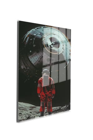Space/Uzay Yapay Zeka Özel Tasarım Cam Tablo Ofis, Mutfak Çocuk Odası, Salon 132
