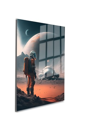 Space/Uzay Yapay Zeka Özel Tasarım Cam Tablo Ofis, Mutfak Çocuk Odası, Salon 128