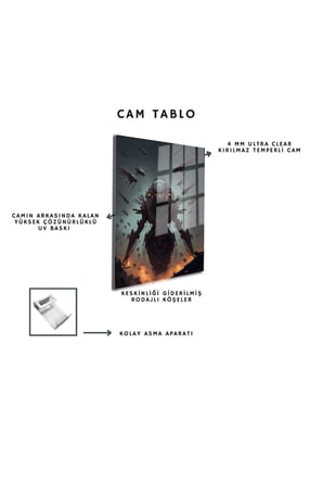 Space/Uzay Yapay Zeka Özel Tasarım Cam Tablo Ofis, Mutfak Çocuk Odası, Salon 183