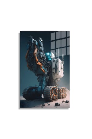 Space/Uzay Yapay Zeka Özel Tasarım Cam Tablo Ofis, Mutfak Çocuk Odası, Salon 222