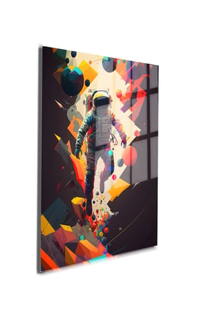Space/Uzay Yapay Zeka Özel Tasarım Cam Tablo Ofis, Mutfak Çocuk Odası, Salon 78