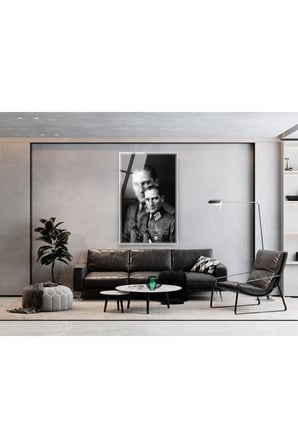 Mustafa Kemal Atatürk Cam Tablo 10 Kasım Atatürk Tablo 29 Ekim Türk Bayrağı Tablo Ofis Dekor