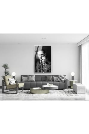 Mustafa Kemal Atatürk Cam Tablo 10 Kasım Atatürk Tablo 29 Ekim Türk Bayrağı Tablo Ofis Dekor
