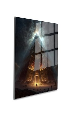 Space/Uzay Yapay Zeka Özel Tasarım Cam Tablo Ofis, Mutfak Çocuk Odası, Salon 11