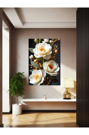 Çiçek Cam Tablosu Ev Dekorasyon,balkon Dekorasyonu,dekoratif,duvar Tablo,mutfak Tablo,hediyelik