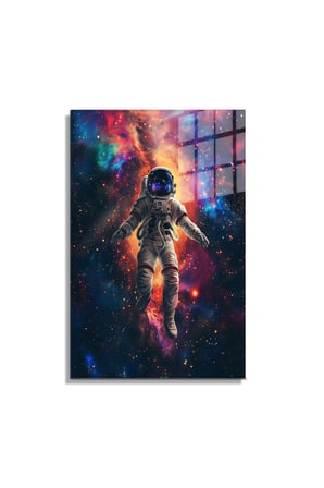 Space/Uzay Yapay Zeka Özel Tasarım Cam Tablo Ofis, Mutfak Çocuk Odası, Salon 137